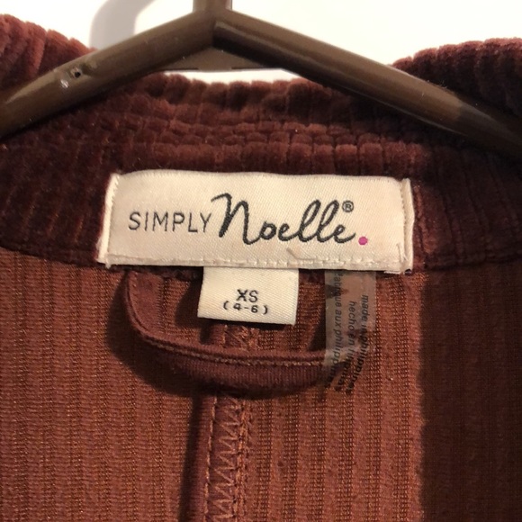 Chocolate brown XS corduroy jacket or jacket dress - Picture 5 of 8